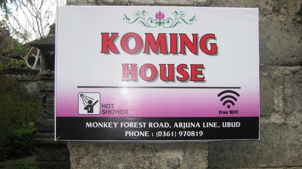 Koming House Ubud Exteriör bild